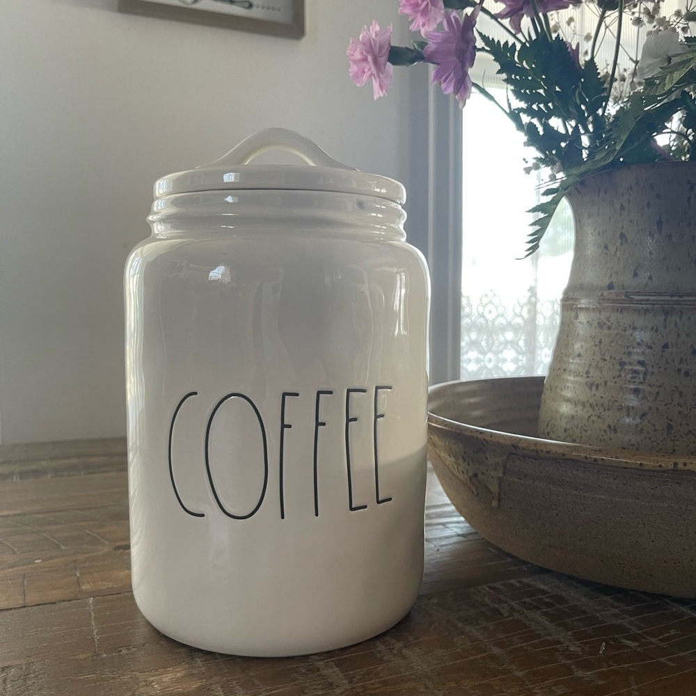5/$25 Rae Dunn Ceramic Coffee Canister